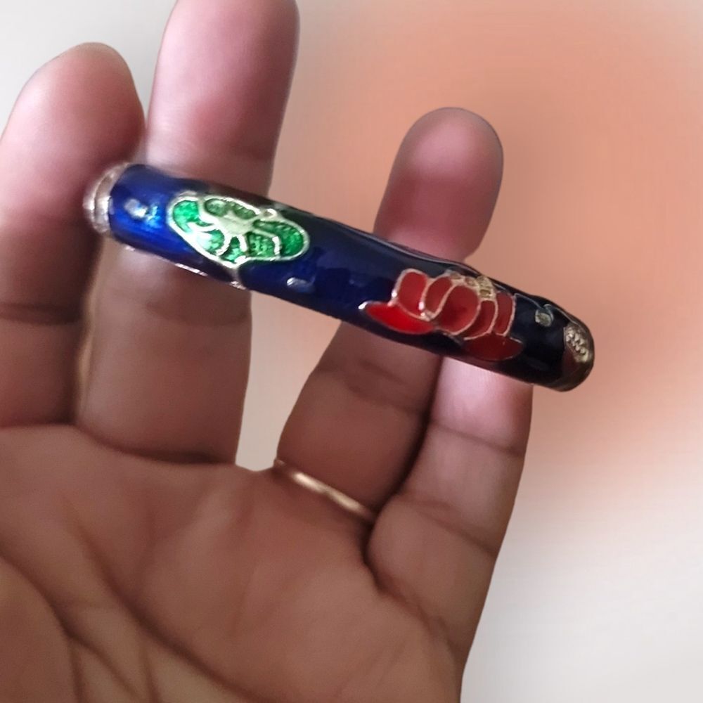 Blue Cloisonne Bracelet